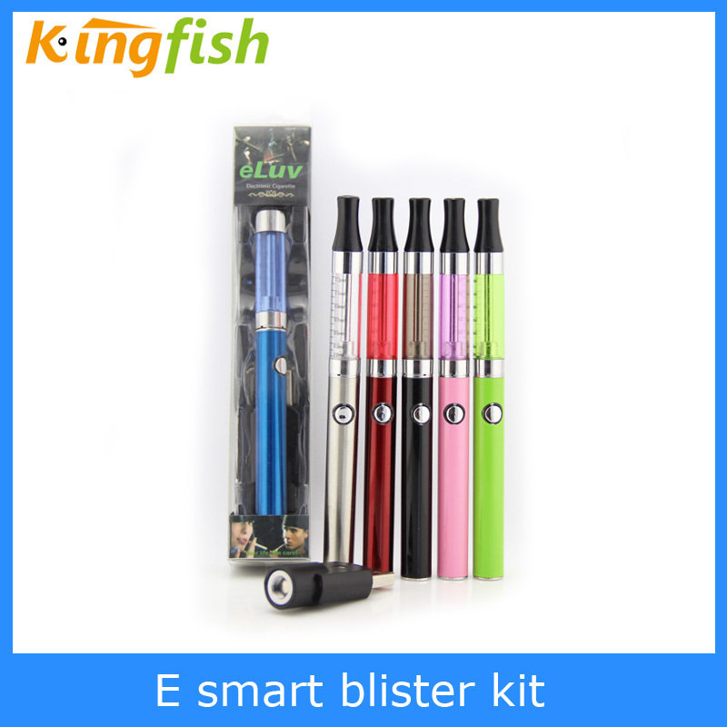 Beautiful slim shape vaporizer portable E Smart electronic cigarette blister kit