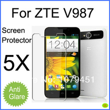 5pcs Free Shipping ZTE V987 Screen Protective film Matte Anti glare Mobile Phone ZTE V987 MTK6589