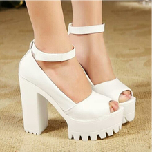 2014 women s summer shoes gauze open toe sandals platform shoes female thick heel platform high
