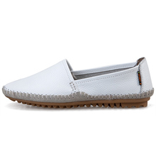 2015 New Loafers Shoes Women Cowhide Genuine Leather Office lady Autumn Girl Sweety Shoes Sneakers Gommini