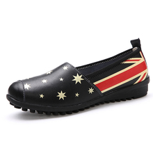 High quality new 2015 spring women single shoes genuine leather casual office work shoes female spring