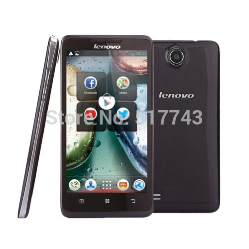 Original Phone Lenovo A766 Black 5 0 inch Android 4 2 Cell Phone MTK6589 Quad Core