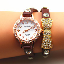 2pcs lt Freeshipping high quality pu leather band watch with special crystal butterfly jewelry 7 colors