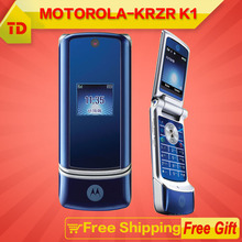 K1 Unlocked Original MOTOROLA KRZR K1 Mobile Phone Bluetooth 2MP Camera Cheap Cell phone Russian keyboard refurbished