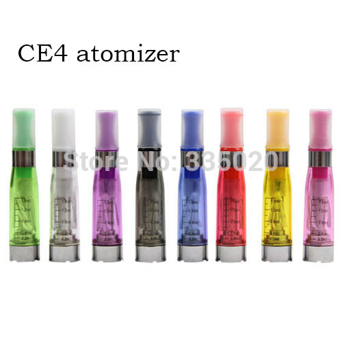 eGo CE4 Atomizers 1 6ml Cartomizer For Electronic Cigarette 8 Colors Clearomizer eGo CE4 Atomizer 10pcs