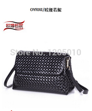 2014 women s handbag fashion female cowhide vintage one shoulder knitted cross body bag small mini