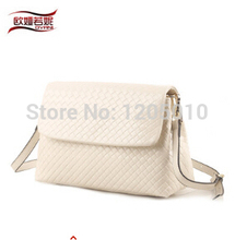 2014 women s handbag fashion female cowhide vintage one shoulder knitted cross body bag small mini