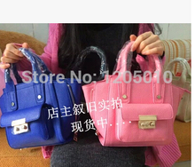 2014 women s genuine leather handbag Small smiley bag fashion vintage litchi small cowhide