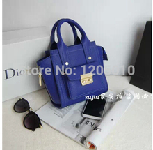 2014 women s genuine leather handbag Small smiley bag fashion vintage litchi small cowhide