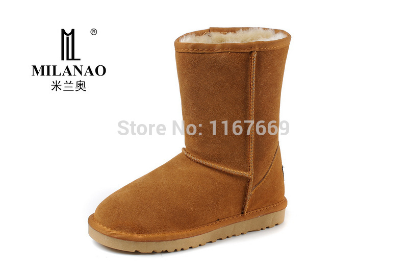 2014 Hot selling fashion brand Milanao 5825 classic women boots winter snow boots