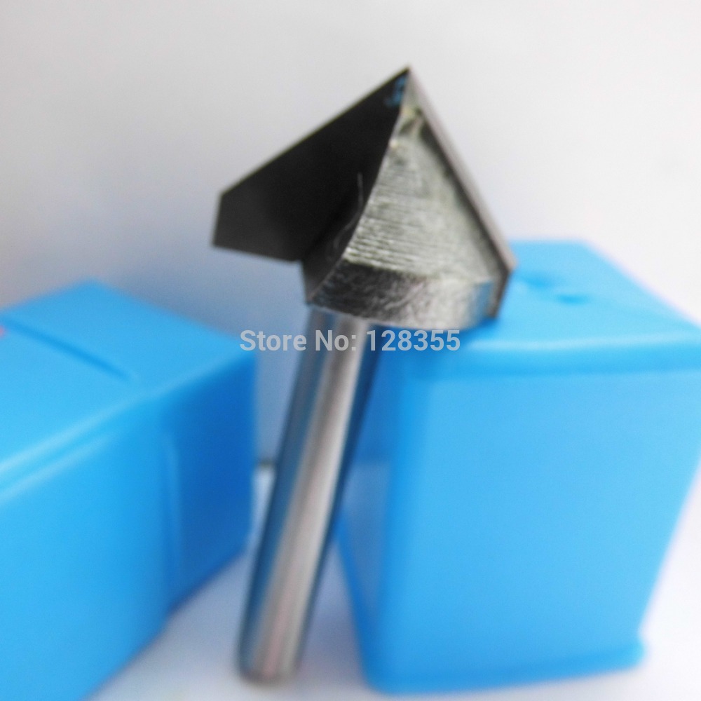 1pc Industry Quality two flutes countersinks 90 degree 3D V groove 