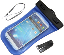PVC Waterproof Diving Bag For Mobile Phones Underwater Pouch Case For iphone 4/4s/5/5s For samsung galaxy s3/s4 With Armband