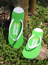 2014 summer flat heel platform flip flops shoes beach sandals two color lovers design