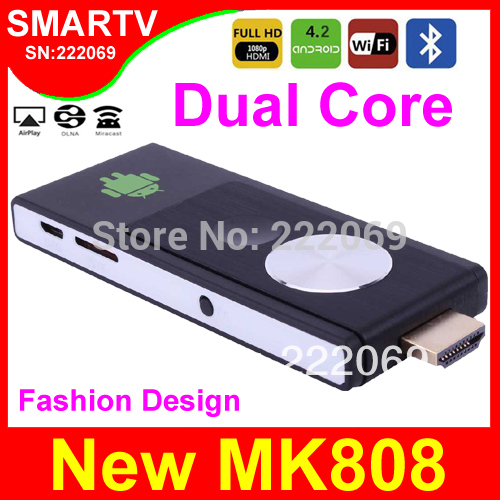 Electronic 2014 New MK808 Android TV Box Dual Core RK3028A Mini PCs Smart TV Sticks Media