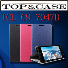 Pu leather  Case For TCL J920 J926t Phone Cover Accessories Fits Alcatel One Touch POP C9 Dual 7047D Case