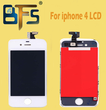 Black Front Glass Lens Touch Screen Digitizer For iPhone 4 4S Replacement for Lcd Screen Opening