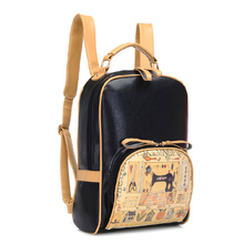 In 7 Color 2015 New Casual Leather Printing Student Women Backpacks Vintage Brand Female School Outdoor