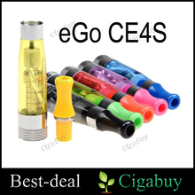 6pcs Colorful eGo CE4S 1.6ml Detachable E-Cigar E Cigarette, Electronic Cigarette Atomizers Clearomizer Free Shipping