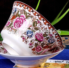 Peony Flower Painting Jingdezhen Ceramic Gaiwan 200ml Chinese Tea Cup Quality Porcelain Kung Fu Tea Set