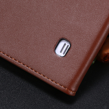 Luxury Vintage Real Genuine Leather Case For Samsung Galaxy S4 Mini I9190 Up And Down Vertical