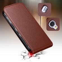 New Arrival Luxury Retro Real Leather Case for Samsung Galaxy S4 Mini I9190 Korea Style Flip Affordable Phone Cover RCD03474