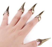 Wholesale 10Pcs lot Trendy Punk Claw Rings For Men Women Retro Cool Gothic Punk Rock Talon