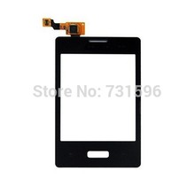 10pcs/lot for LG Optimus L3 E400 Touch Digitizer Screen Glass Lens Replacement origina mobile phone parts free shipping