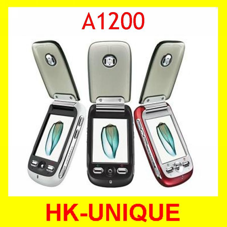 Original Unlocked Motorola A1200 cell phones Flip 2MP camera Quad band GSM One Year Warranty Free