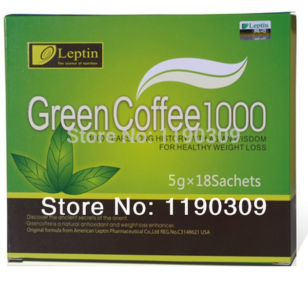 2014 Green Coffee 1000 puerh pu er tea green coffee tea 5g bags Coffee Green Green