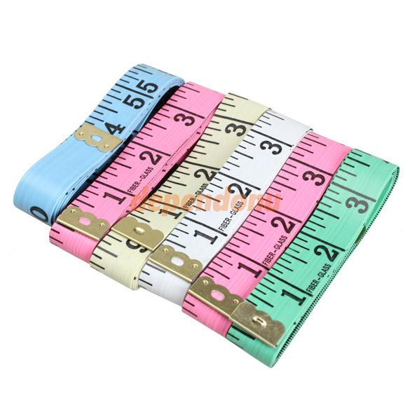 4PCS Body Measuring Ruler Sewing Tailor Tape Measure Soft Flat 60Inch 1 5M Free Shipping