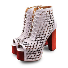 High quality 2014 NEW spring high heel shoes sexy women chunky heels shoes Free shipping