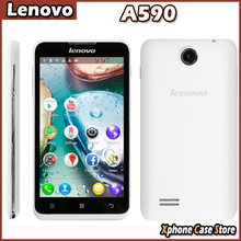 Lenovo A590 Smart Phone MTK6517 Dual Core 1 0GHz RAM 512MB ROM 4GB 5 0 inch