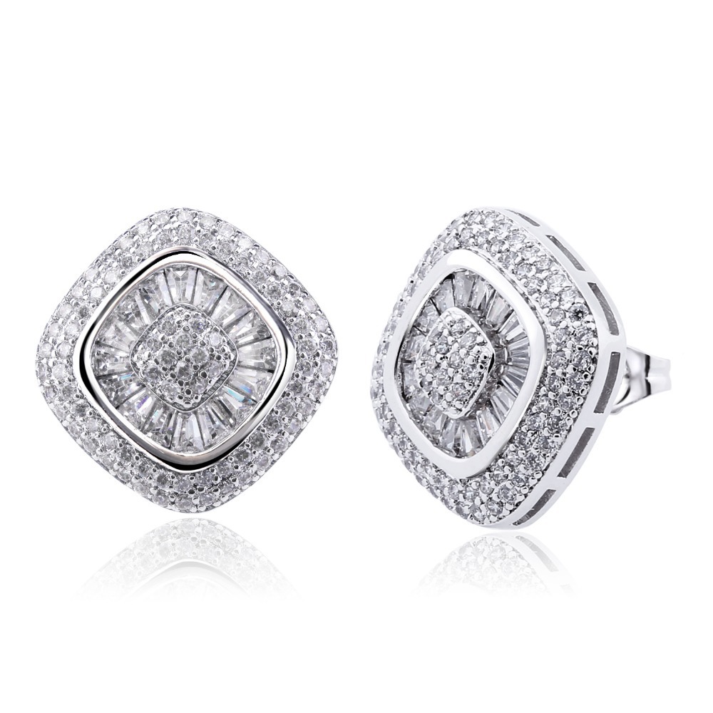 2015 Promotion New Women Earings Aaa Cubic Zirconia Shape Earrings Statement Jewelery Allery free Propose Marriage