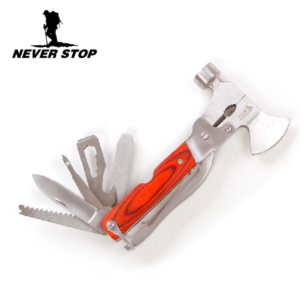 Free Shipping Outdoor Multifunctional Combination Tools Mini Axe Cavatappi Knife Bottle Opener Outdoor Equipment Tools