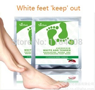 4pcs New 2014 Personal Care Exfoliating Foot Mask High Efficient Peeling Type Feet Care Baby Feet