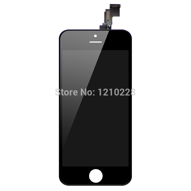 100 Original LCD Display screen Assembly for iPhone 5S Replace Black Mobile Phone LCDs Supplier OEM