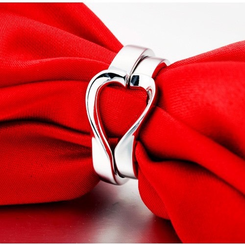 One Heart Couple Rings Cheap Marriage Rings for Sale Special Design Statement Jewelry Trendy 925 Sterling