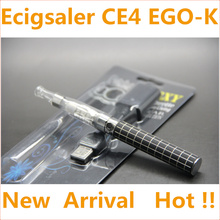 10pcs/lot eGo-k ce4 e-Cigarette Starter Kits eGo kits Electronic Cigarette 650mAh 900mAh 1100mAh eGo Battery for Blister Packing