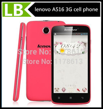 Original lenovo A516 Phone Android 4 MTK6572 Dual Core 4.5 IPS Touch Screen 512MB RAM 4GB ROM WCDMA 3G WIFI Bluetooth