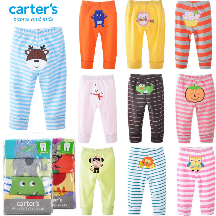 PP Pants Baby Trousers Kid Wear 4pcs lot Busha 2015 New Carters Baby Boys Girls PP