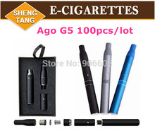 100 pieces/lot AGo G5  Dry Herb Vaporizer Pen 650mah Electronic Cigarette with LCD Display AGO G5 Blue E-Cigarette