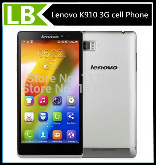Original Lenovo K910 Phone Vibe Z 5 5 inch FHD 1920x1080px Snapdragon 800 2 2GHz 2GB