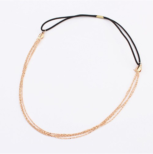 New gold Chain Head Women Boho parts chain Metal headband head hair jewelry wholesale Wedding Head
