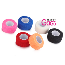 5pcs/lot Self adhesive elastic 2.5cm wide 4.5cm length Nail Tapes Accessory Finger Protection wrap Kit Sports finger bandage