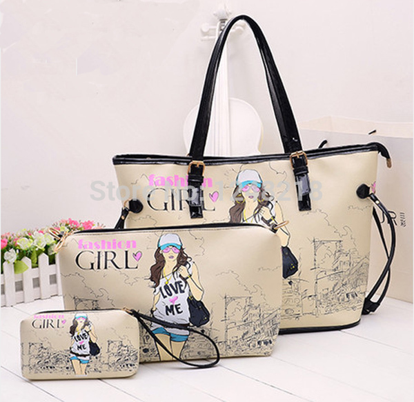 hot selling women s handbag fashion PU portable shoulder girls messenger bag popular composite bags buy