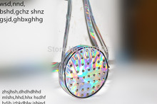 Promotion!!! New Hologram Backpack Shoulder Message Bag Hologram Daily Backpack Street Bag Hot Sale