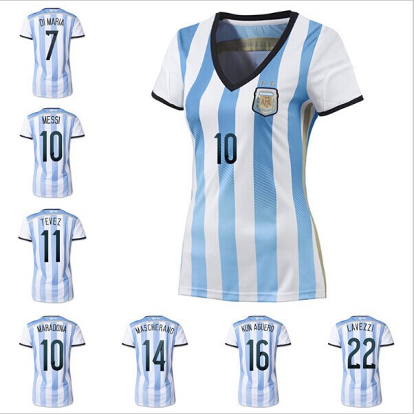 argentina women's soccer jersey
