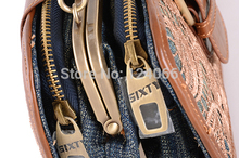 2014 New Women s Tote Luxury Party Day Clutches Denim Lace Pures and Handbag Fashion Small