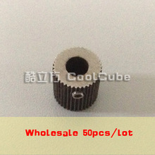 CoolCube Wholesale 50pcs/lot Makerbot MK7/MK8 3D Printer block Feeding wheel/Extruder drive gear