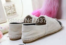 NEW 2014 Summer Women’s Casual Canvas shoes Loafers Fashion Cow Muscle Espadrille Flats Ladies Sneakers 008